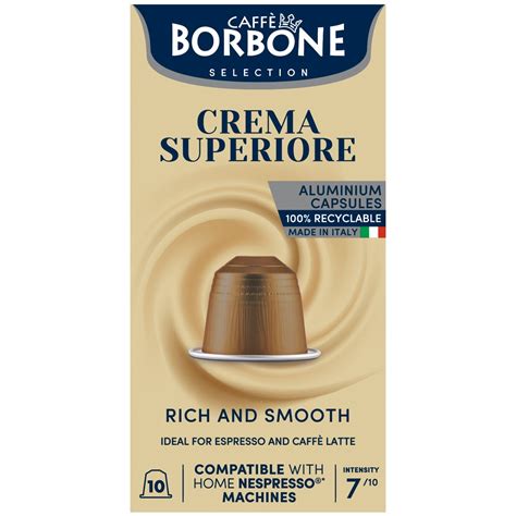 caffe borbone crema superiore.